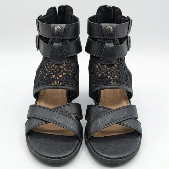 Women's Sandals 7.5 M Strappy Gladiator - Picture 2 of 6